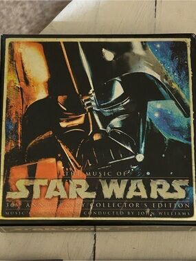 STAR WARS 30th Anniversary 8 Music CD Set Collector Box Artwork Very Good Cond
